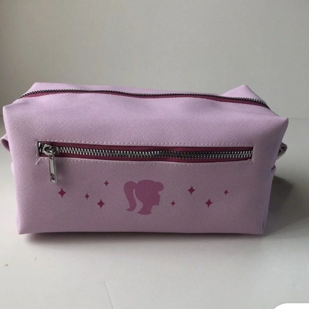 Chic Lavender & Pink Barbie Cosmetic Bag